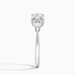 Luxe Nadia Diamond Ring Platinum Cushion Engagement Ring