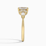 Luxe Nadia Diamond Ring Yellow Gold 18k Emerald Engagement Ring