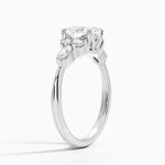 Luxe Nadia Diamond Ring Platinum Oval Engagement Ring