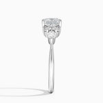Luxe Nadia Diamond Ring Platinum Princess Engagement Ring