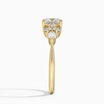Luxe Nadia Diamond Ring Yellow Gold 18k Princess Engagement Ring