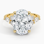 Luxe Nadia Diamond Ring Yellow Gold 18k Oval Engagement Ring