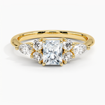 Luxe Nadia Diamond Ring Yellow Gold 18k Radiant Engagement Ring