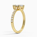 Dara Low-Profile Diamond Ring Yellow Gold 18k Marquise Engagement Ring
