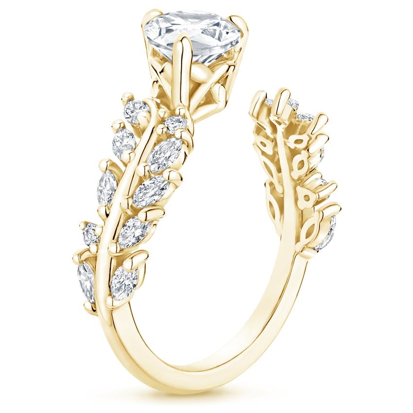Sweeping Ivy Diamond Ring (1/2 ct. tw.) Engagement Ring Setting