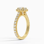Sienna Halo Three-Quarter Coverage Diamond Ring (3/4 ct. tw.) Yellow Gold 18k Round Engagement Ring