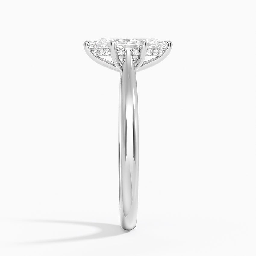 Dawn 2mm Diamond Ring Platinum Marquise Engagement Ring