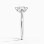 Dawn 2mm Diamond Ring Platinum Pear Engagement Ring
