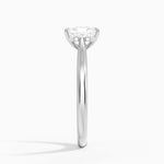 Dawn 2mm Diamond Ring Platinum Radiant Engagement Ring
