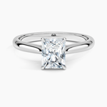 Dawn 2mm Diamond Ring Platinum Radiant Engagement Ring
