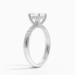 Bella Hidden Halo Diamond Ring (1/5 ct. tw.) Platinum Princess Engagement Ring