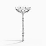 Viviana Three-Quarter Coverage Six-Prong Diamond Ring (1/3 ct. tw.) Platinum Marquise Engagement Ring