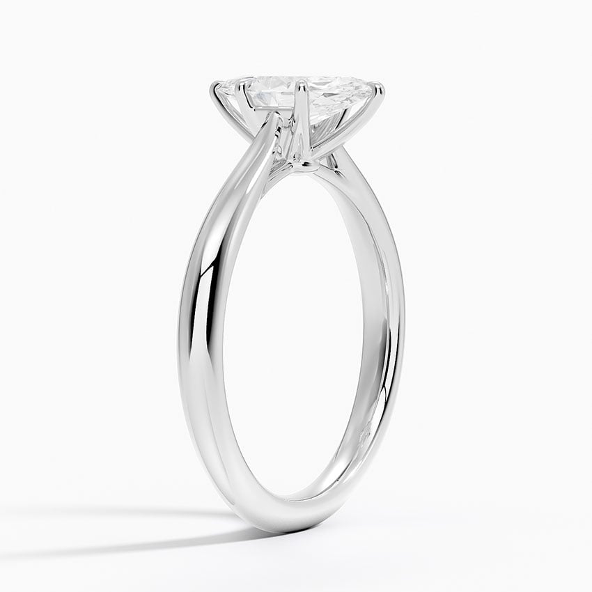 Catalina Solitaire Ring Platinum Marquise Engagement Ring