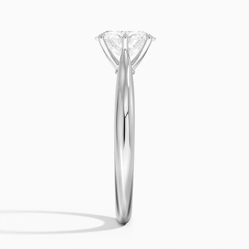 Catalina Solitaire Ring Platinum Oval Engagement Ring