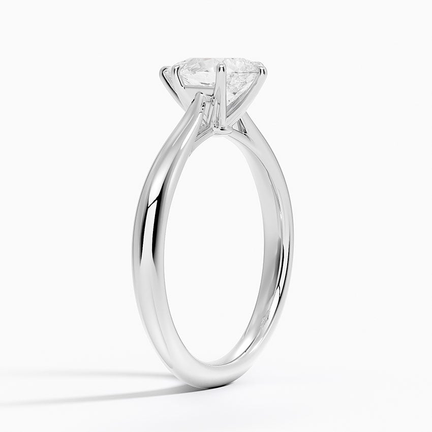 Catalina Solitaire Ring Platinum Pear Engagement Ring