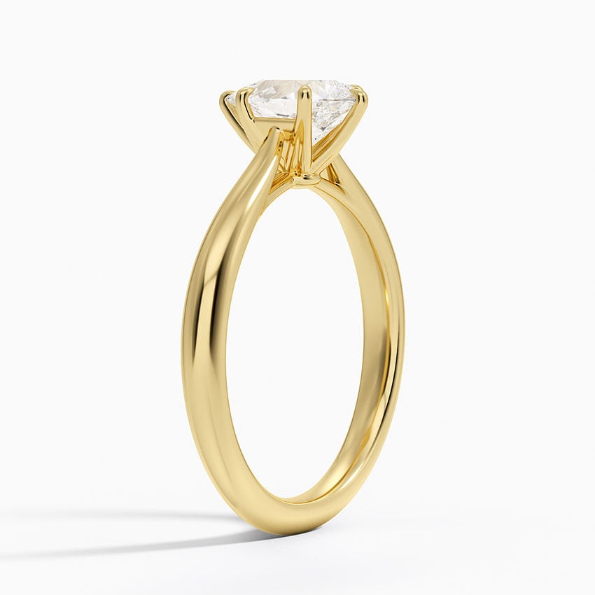 Catalina Solitaire Ring Yellow Gold 18k Pear Engagement Ring