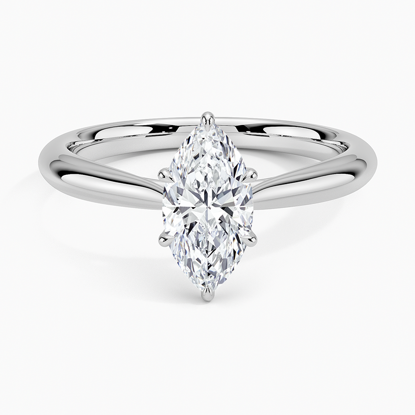 Catalina Solitaire Ring Platinum Marquise Engagement Ring