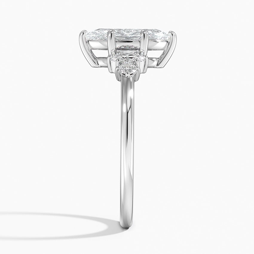 Miroir Diamond Ring Platinum Marquise Engagement Ring