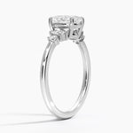 Miroir Diamond Ring Platinum Oval Engagement Ring