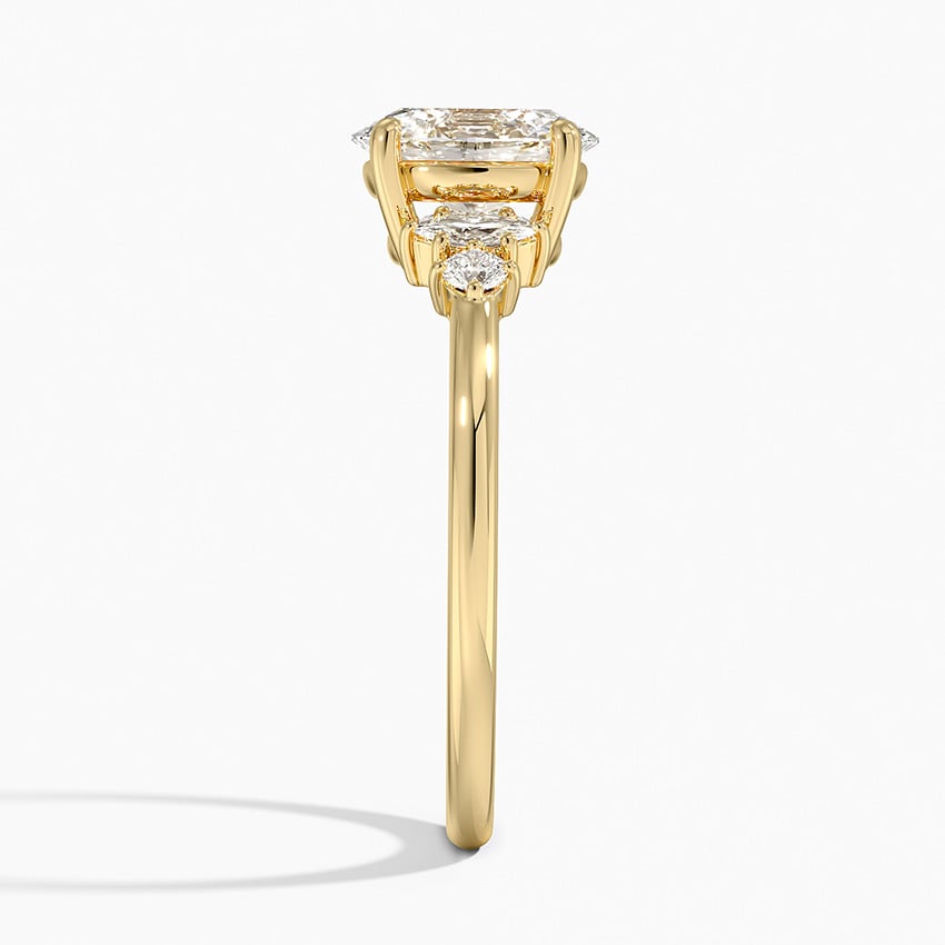 Miroir Diamond Ring Yellow Gold 18k Oval Engagement Ring