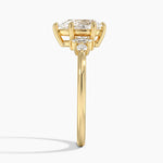Miroir Diamond Ring Yellow Gold 18k Pear Engagement Ring