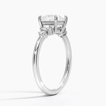 Miroir Diamond Ring Platinum Princess Engagement Ring