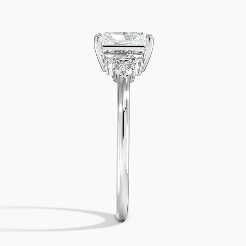 Miroir Diamond Ring Platinum Radiant Engagement Ring