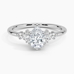 Miroir Diamond Ring Platinum Pear Engagement Ring