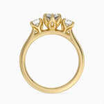 Elodie Perfect Fit Three Stone Diamond Ring (1/2 ct. tw.) Yellow Gold 18k Marquise Engagement Ring