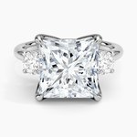 Elodie Perfect Fit Three Stone Diamond Ring (1/2 ct. tw.) Platinum Princess Engagement Ring