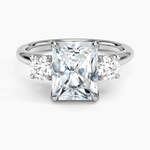 Elodie Perfect Fit Three Stone Diamond Ring (1/2 ct. tw.) Platinum Radiant Engagement Ring