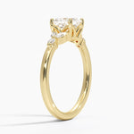 Verbena Diamond Ring Yellow Gold 18k Asscher Engagement Ring