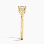 Verbena Diamond Ring Yellow Gold 18k Asscher Engagement Ring