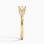 Verbena Diamond Ring Yellow Gold 18k Cushion Engagement Ring