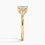 Verbena Diamond Ring Yellow Gold 18k Emerald Engagement Ring