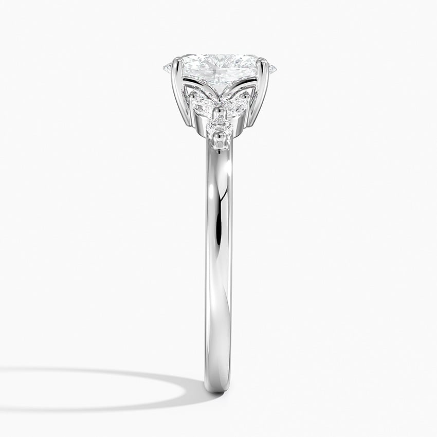 Verbena Diamond Ring Platinum Oval Engagement Ring