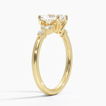 Verbena Diamond Ring Yellow Gold 18k Radiant Engagement Ring