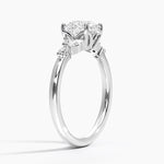 Verbena Diamond Ring Platinum Round Engagement Ring