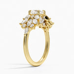 Grand Nadia Diamond Ring Yellow Gold 18k Cushion Engagement Ring