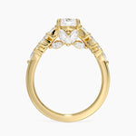 Grand Nadia Diamond Ring Yellow Gold 18k Cushion Engagement Ring