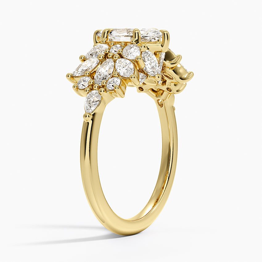 Grand Nadia Diamond Ring Yellow Gold 18k Marquise Engagement Ring