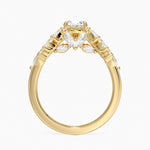 Grand Nadia Diamond Ring Yellow Gold 18k Oval Engagement Ring