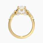 Grand Nadia Diamond Ring Yellow Gold 18k Princess Engagement Ring