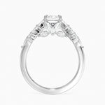 Grand Nadia Diamond Ring Platinum Radiant Engagement Ring