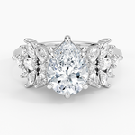 Grand Nadia Diamond Ring Platinum Pear Engagement Ring