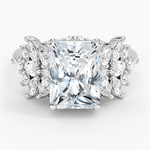 Grand Nadia Diamond Ring Platinum Radiant Engagement Ring