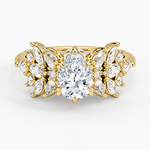 Grand Nadia Diamond Ring Yellow Gold 18k Pear Engagement Ring