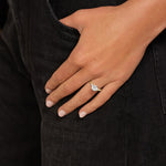 Twisted Vine Three Stone Diamond Ring Engagement Ring Setting