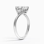 Atelier Three Stone Diamond Ring (1/3 ct. tw.) Platinum Marquise Engagement Ring