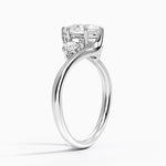 Atelier Three Stone Diamond Ring (1/3 ct. tw.) Platinum Pear Engagement Ring